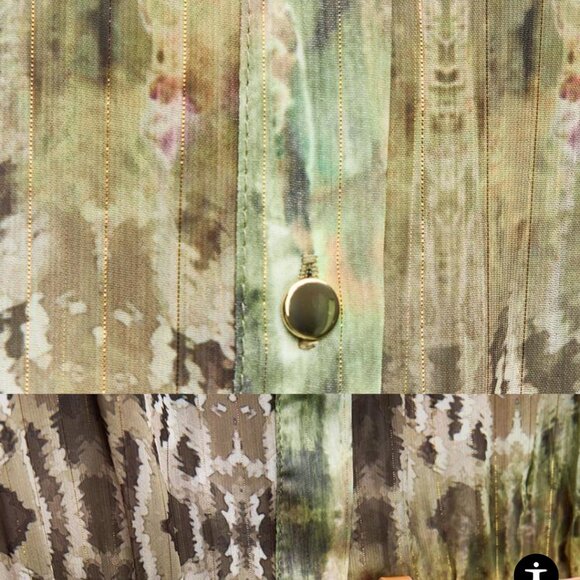 Zara Metallic Thread Maxi Dress - Picture 3 of 5